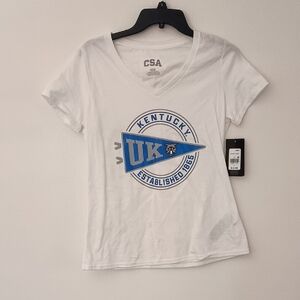 CSA White Kentucky Women's Short Sleeve Tee